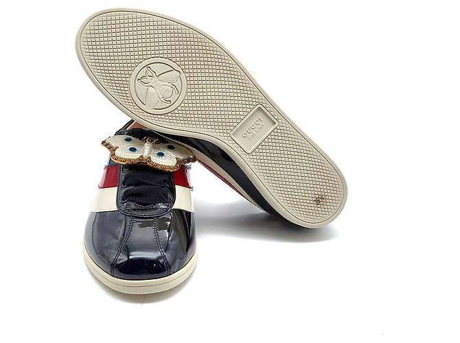 Gucci Sneaker parachute in vernice Multicolore - vista 6