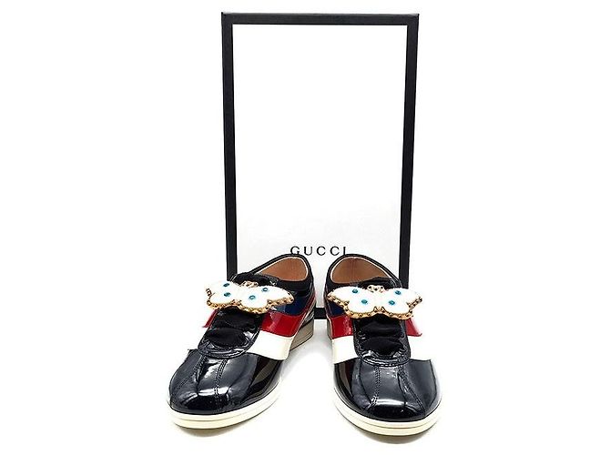 Gucci Sneaker parachute in vernice Multicolore - vista 8