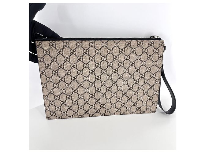 Gucci Clutch Snake GG Supreme Multicolore - vista 3