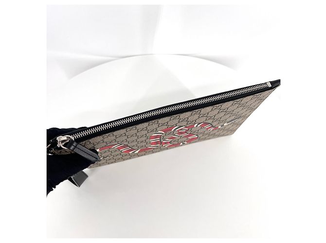 Gucci Clutch Snake GG Supreme Multicolore - vista 4