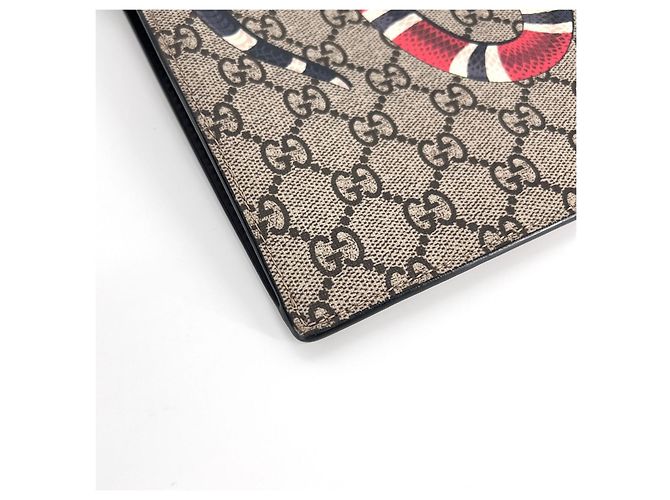 Gucci Clutch Snake GG Supreme Multicolore - vista 6