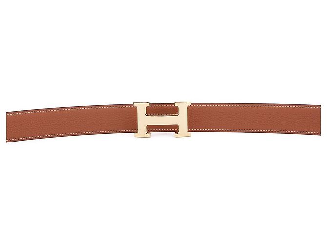 Hermès Reversible Leather Strap Belt with Buckle Black - view 8