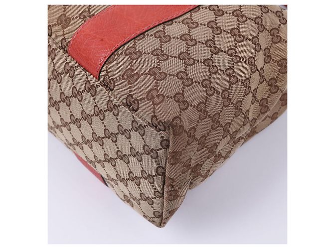 Bamboo Gucci Borsa Tote con manico in bambù media Arancione - vista 10
