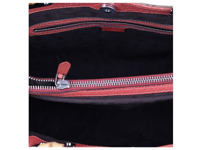 Bamboo Gucci Borsa Tote con manico in bambù media Arancione - vista 11