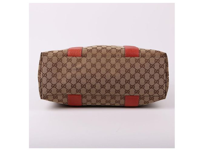 Bamboo Gucci Borsa Tote con manico in bambù media Arancione - vista 8