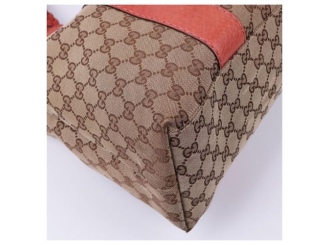 Bamboo Gucci Borsa Tote con manico in bambù media Arancione - vista 9