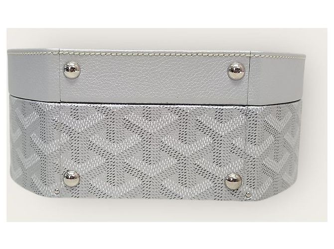 Goyard Borsa a tracolla Alto Box Trunk Argento Speciale - vista 6
