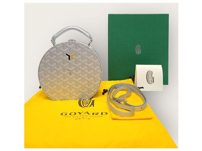 Goyard Borsa a tracolla Alto Box Trunk Argento Speciale - vista 7
