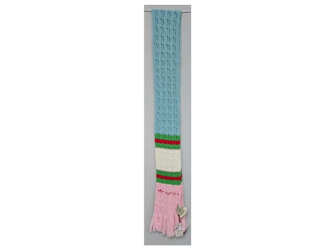 Gucci Adidas Strickschal aus Wolle Mehrfarben - Ansicht 5