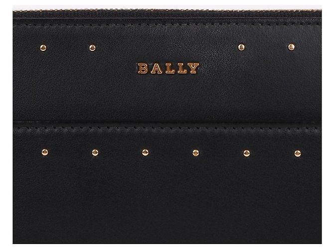 Bally Clutch Media Oro e Nera con Borchie Nero - vista 3