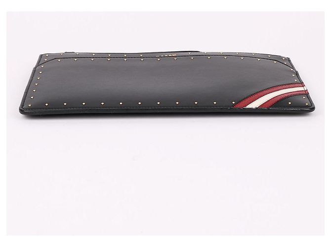 Bally Clutch Media Oro e Nera con Borchie Nero - vista 8