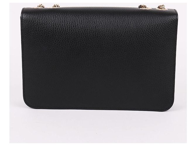 Gucci Interlocking Black Medium Chain Bag Schwarz - Ansicht 5