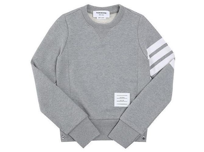 Thom Browne Gestreiftes Jersey-Sweatshirt für Damen - Ansicht 3