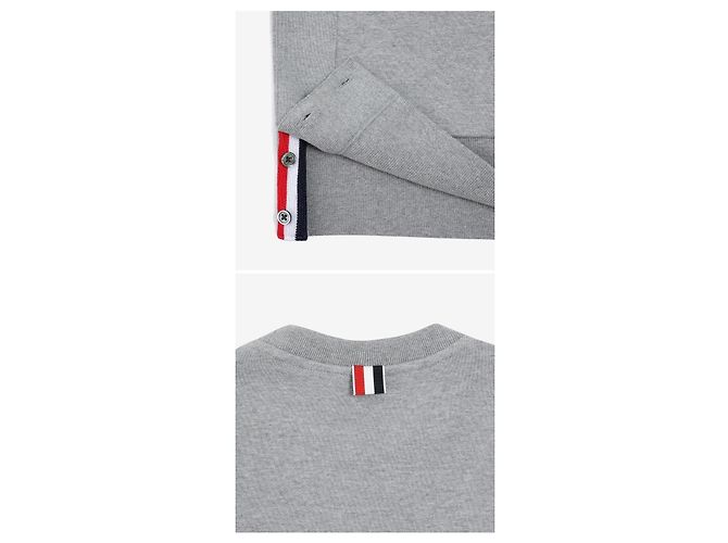 Thom Browne Gestreiftes Jersey-Sweatshirt für Damen - Ansicht 9
