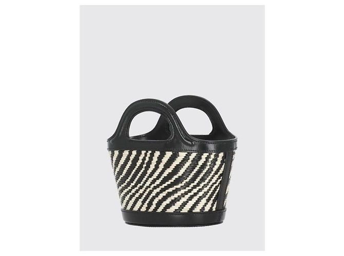 Marni Micro bolso Tropicalia con efecto de rafia ondulada - vista 6
