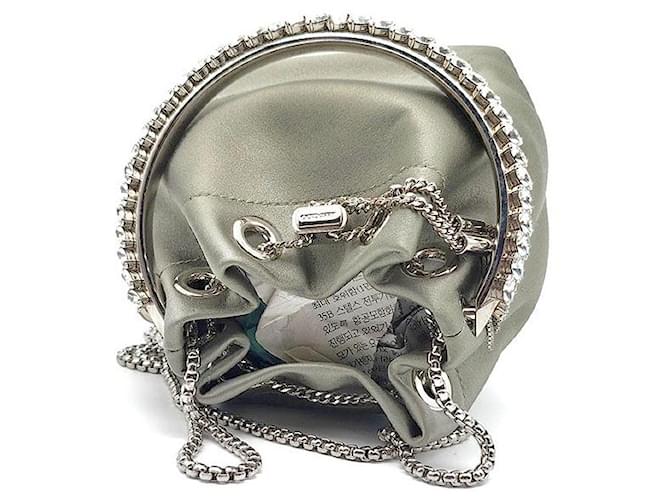 Jimmy Choo Mini borsa a secchiello Bongbong Marrone - vista 7