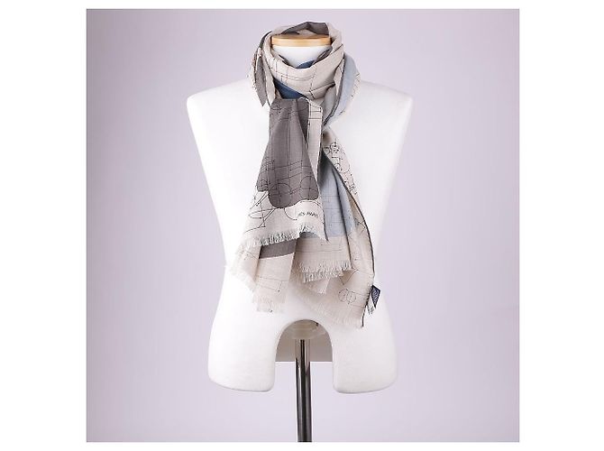 Hermès Echec au Roi Rectangular Scarf Multiple colors - view 12