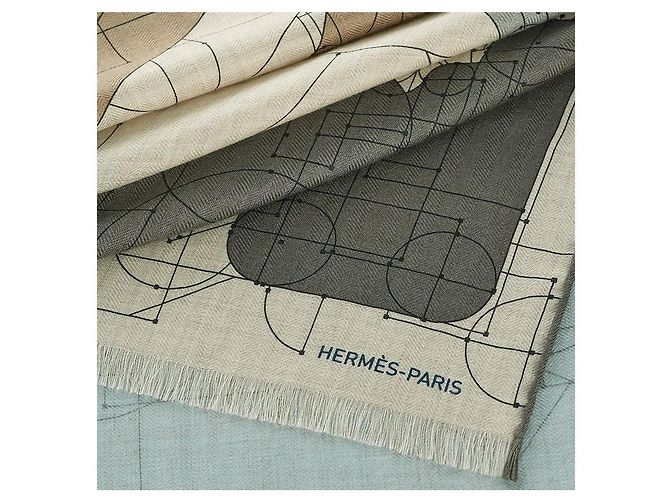 Hermès Echec au Roi Rectangular Scarf Multiple colors - view 6