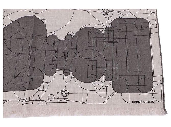 Hermès Echec au Roi Rectangular Scarf Multiple colors - view 9