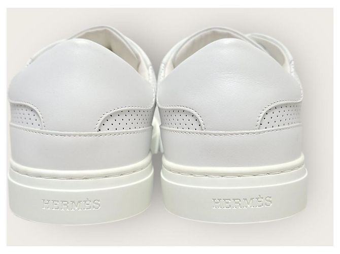 Hermès White Silver Day Kelly Sneaker Weiß - Ansicht 7