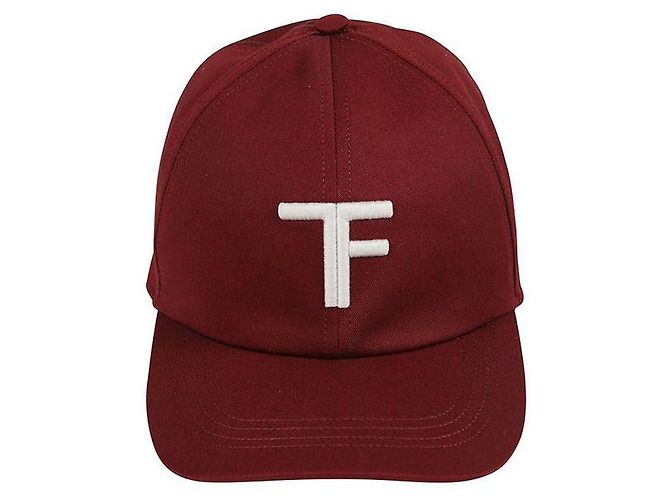 Tom Ford Baseballkappe mit besticktem Logo Rot - Ansicht 4