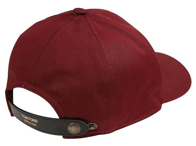 Tom Ford Baseballkappe mit besticktem Logo Rot - Ansicht 6