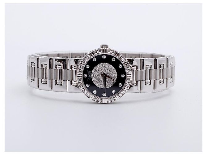 Piaget Reloj Dancer para mujer en oro blanco, diamante y ónix - vista 11