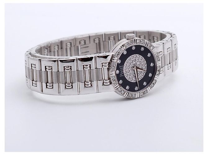 Piaget Reloj Dancer para mujer en oro blanco, diamante y ónix - vista 12