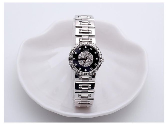 Piaget Reloj Dancer para mujer en oro blanco, diamante y ónix - vista 2