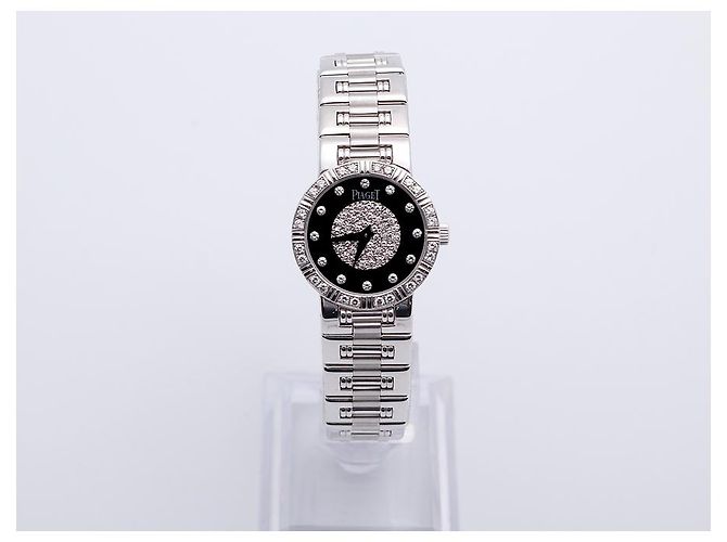 Piaget Reloj Dancer para mujer en oro blanco, diamante y ónix - vista 3