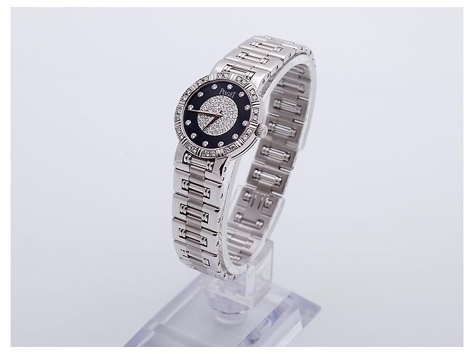 Piaget Reloj Dancer para mujer en oro blanco, diamante y ónix - vista 4