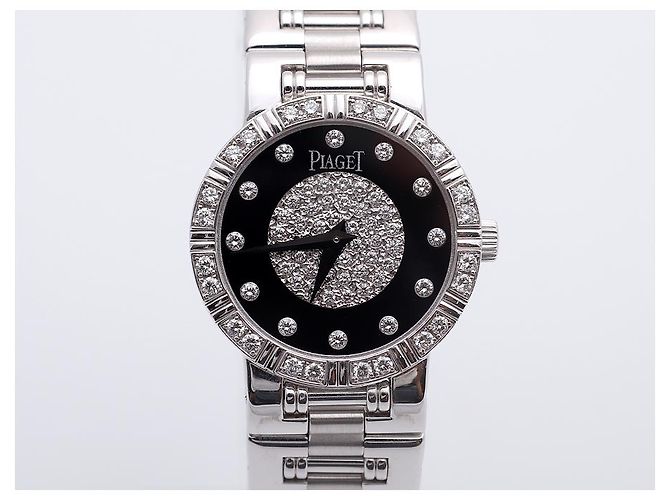 Piaget Reloj Dancer para mujer en oro blanco, diamante y ónix - vista 8
