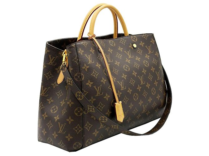 Louis Vuitton Tela Monogram Montaigne GM Multicolore - vista 3