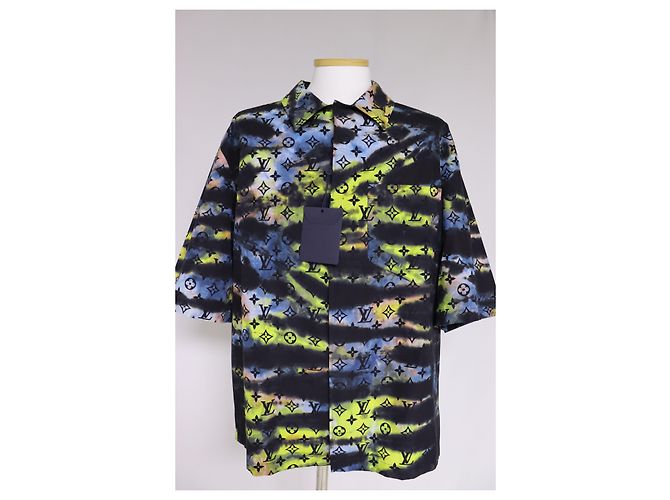 Louis Vuitton Kurzärmeliges T-Shirt mit Monogramm-Tie-Dye-Print Mehrfarben - Ansicht 2