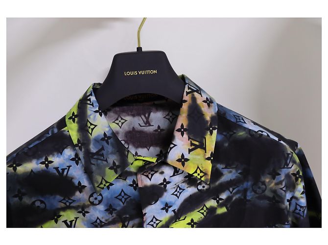 Louis Vuitton Kurzärmeliges T-Shirt mit Monogramm-Tie-Dye-Print Mehrfarben - Ansicht 3
