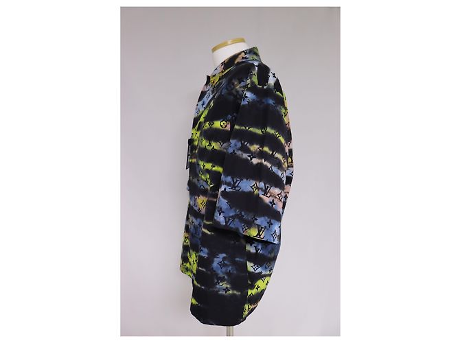 Louis Vuitton Kurzärmeliges T-Shirt mit Monogramm-Tie-Dye-Print Mehrfarben - Ansicht 5