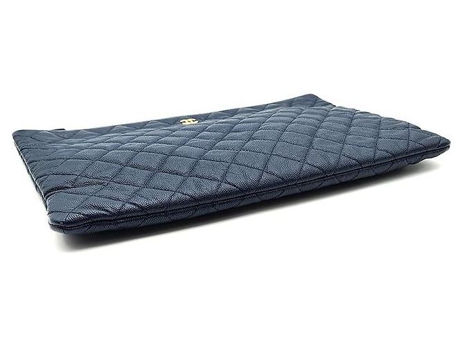 Chanel Clutch Caviar Large Nero - vista 6