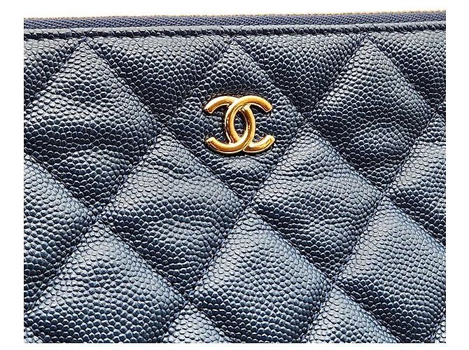 Chanel Clutch Caviar Large Nero - vista 7