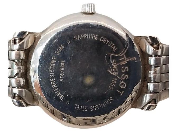 Tissot Vintage Tradition Damenuhr aus weiß versilbertem Stahl - Ansicht 3