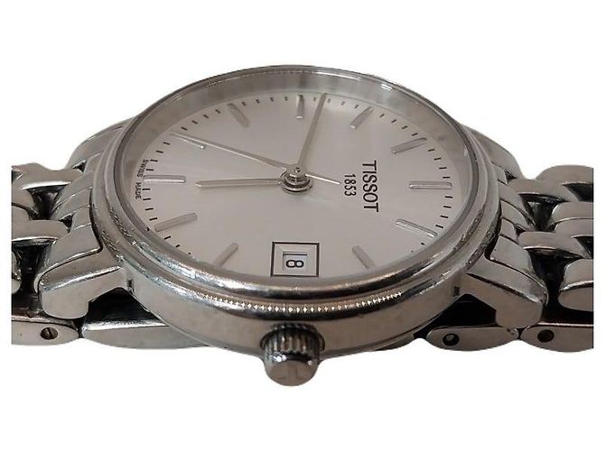 Tissot Vintage Tradition Damenuhr aus weiß versilbertem Stahl - Ansicht 5