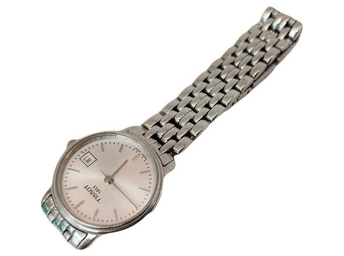 Tissot Vintage Tradition Damenuhr aus weiß versilbertem Stahl - Ansicht 6
