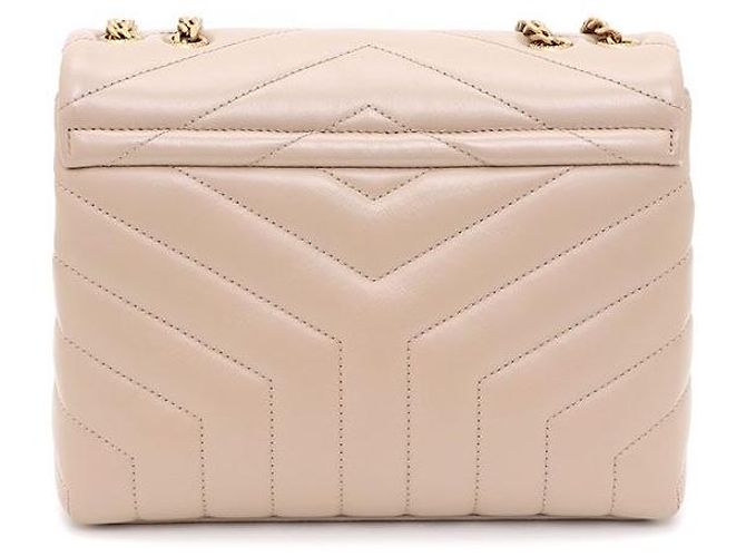 Saint Laurent Borsa Lulu Monogram Envelope Satchel con catena a tracolla e crossbody Marrone - vista 3