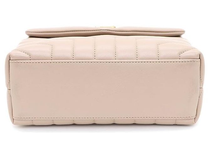 Saint Laurent Borsa Lulu Monogram Envelope Satchel con catena a tracolla e crossbody Marrone - vista 5