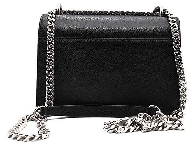 Saint Laurent Mini Borsa Sunset Nero - vista 3
