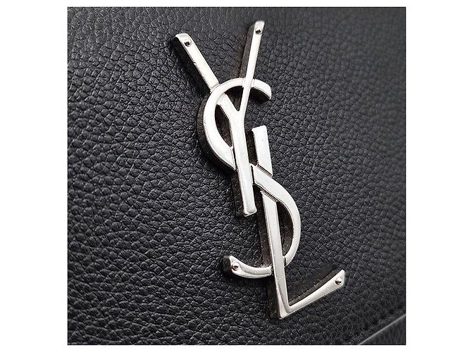 Saint Laurent Mini Borsa Sunset Nero - vista 8