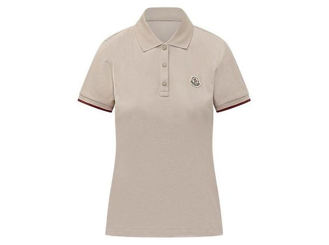 Moncler Piqué-Polo aus Baumwolle mit Logo-Patch - Ansicht 4
