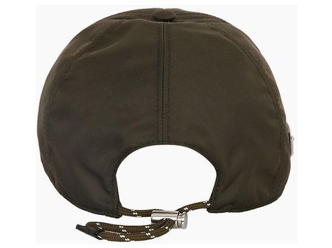 Prada Cappellino in Re-Nylon Speedlock verde Selva Nero - vista 6