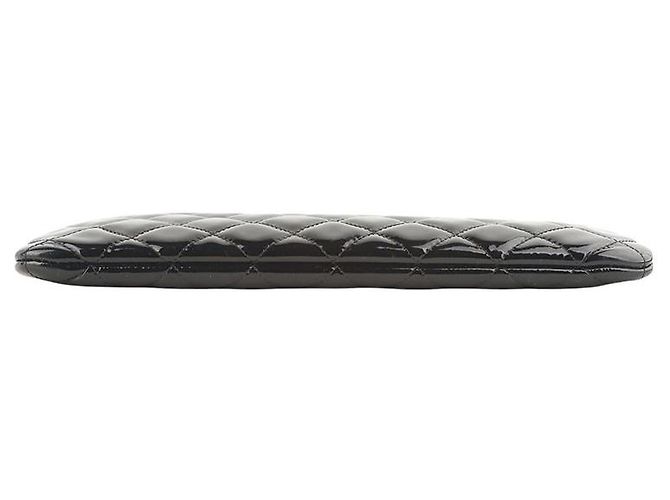 Chanel Patent Silver CC New Medium Clutch Bag Silber - Ansicht 6