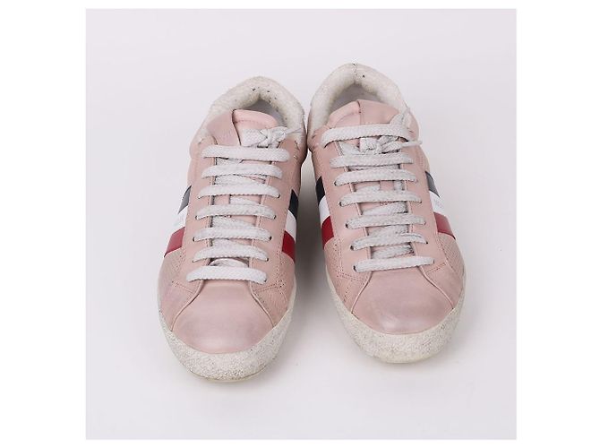 Moncler Sneakers Side Ligrasse Rosa - vista 3
