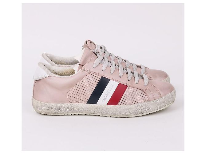 Moncler Sneakers Side Ligrasse Rosa - vista 6